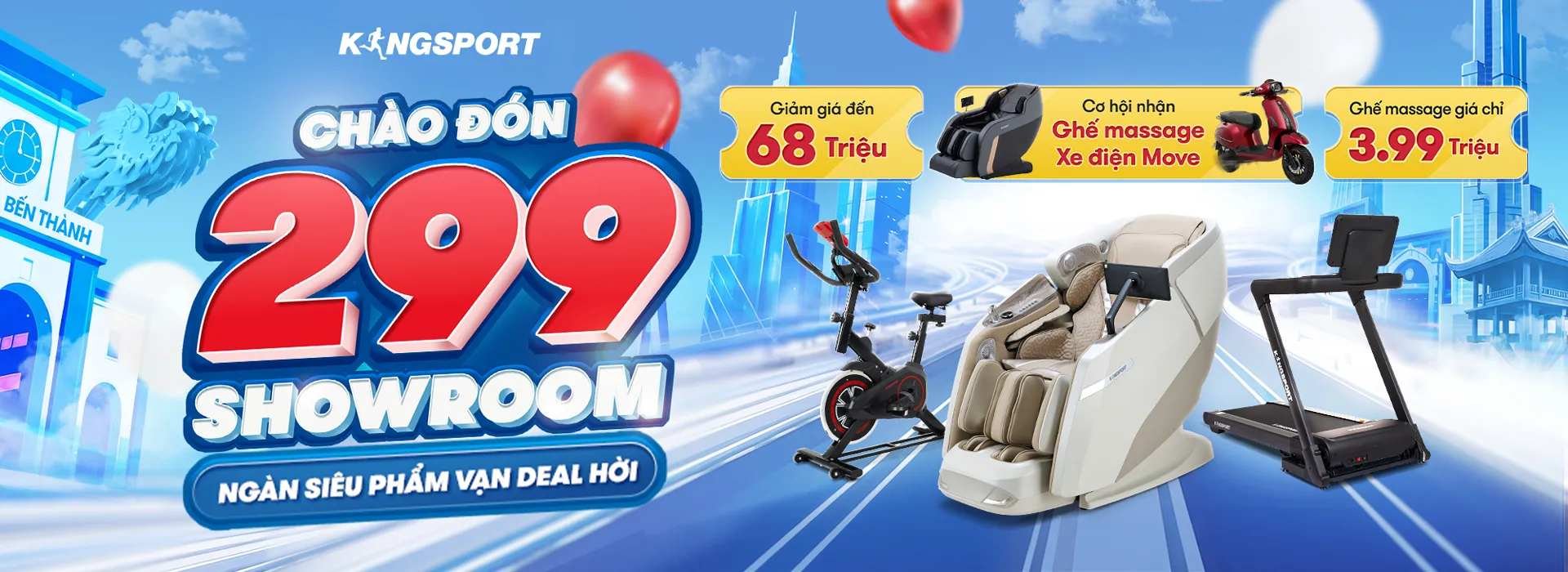 Chào đón 299 showroom KingSport